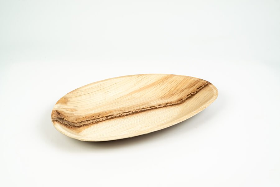 Palm Leaf Plate Oval 10 Inch