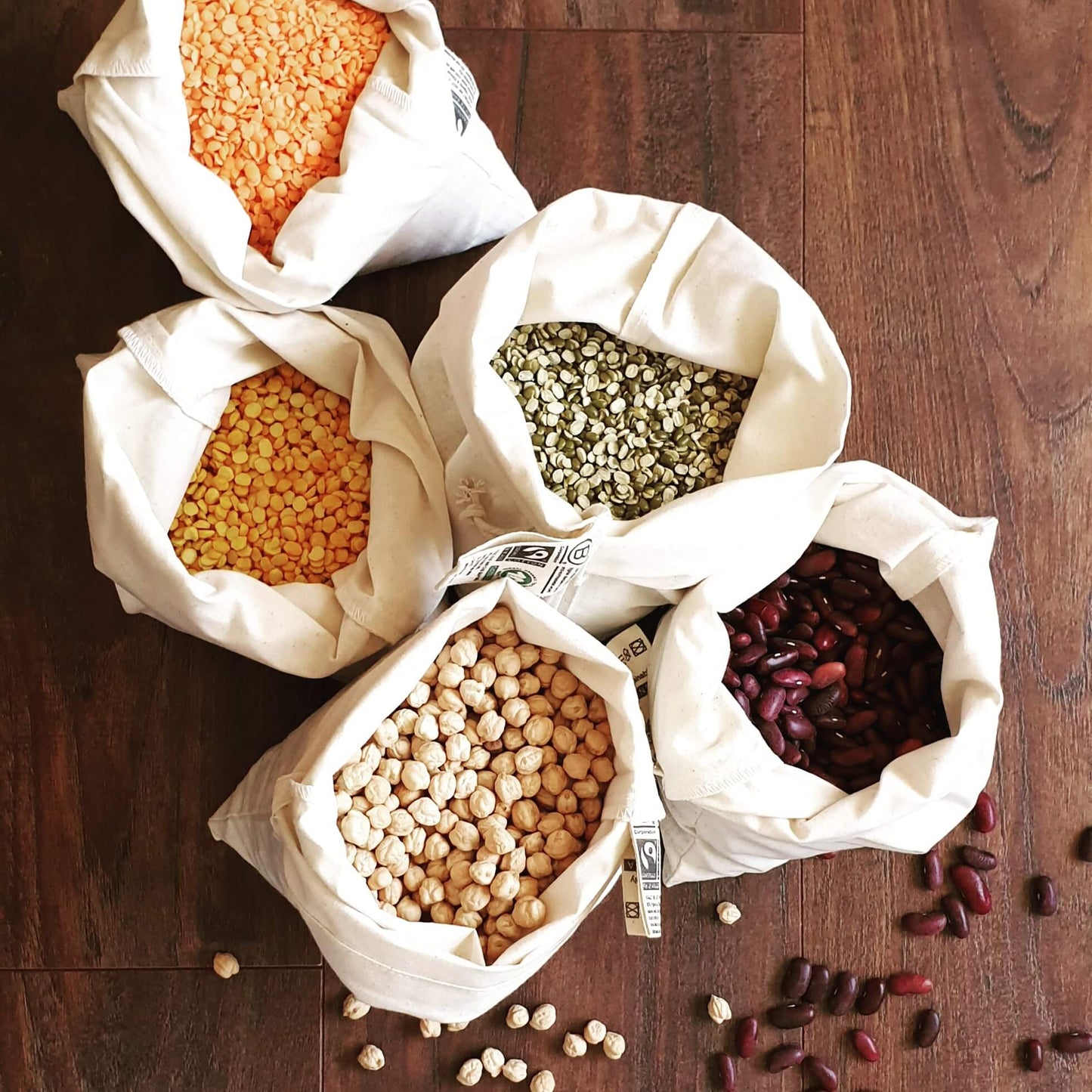 reusable bag for dry-goods and wholefoods