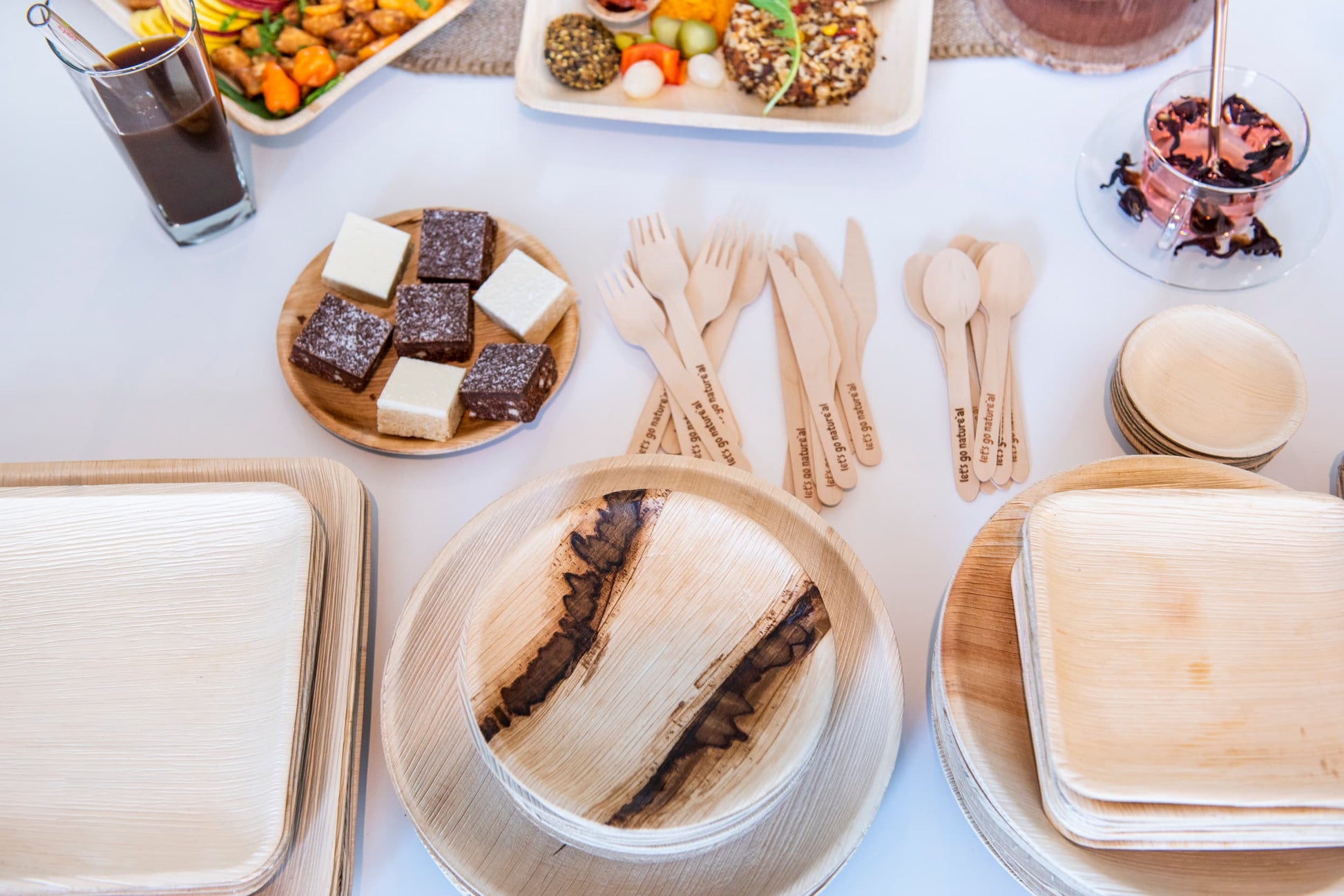 wooden forks, wooden knives and wooden spoons