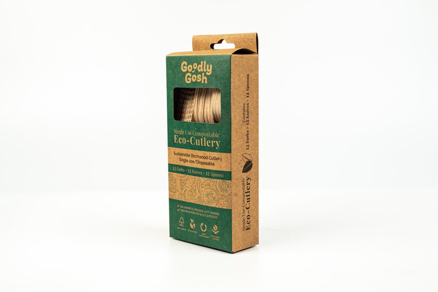 Single use cutlery made from Sustainable Birchwood. Premium quality, sturdy, well-made wooden cutlery