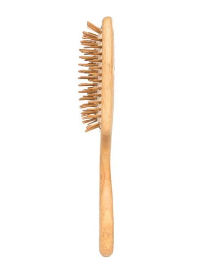 wooden hairbrush