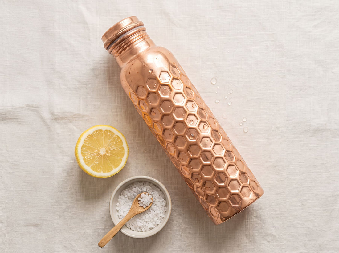 How to Clean Copper Water Bottle Inside and Out (3 Natural Methods)