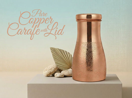 Introducing Our Copper Carafe with Cup — Thoughtfully Made for Home and Family