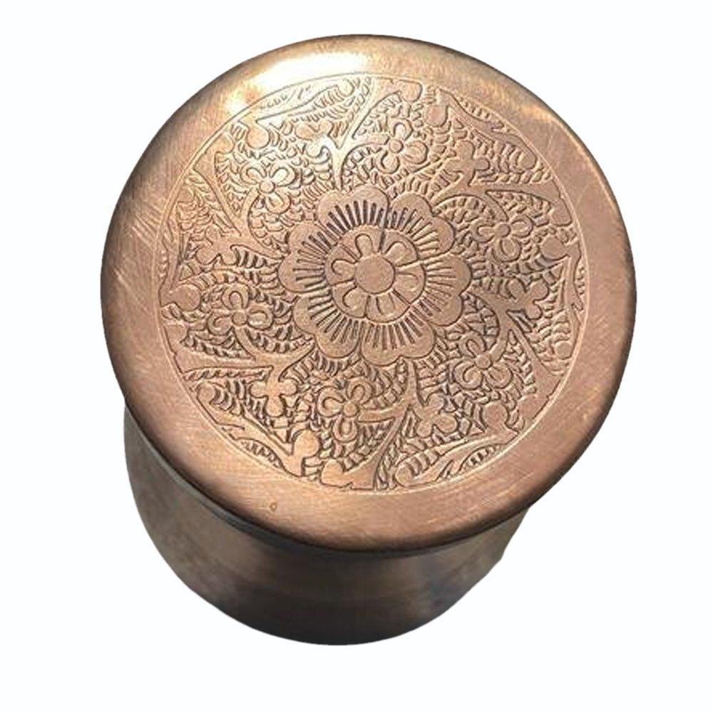 Pure Copper Water Carafe with Lid – 1000ml