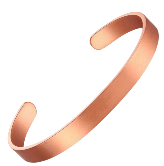 Pure Copper Cuff Bracelet – Handmade, Non-Magnetic | Grace.