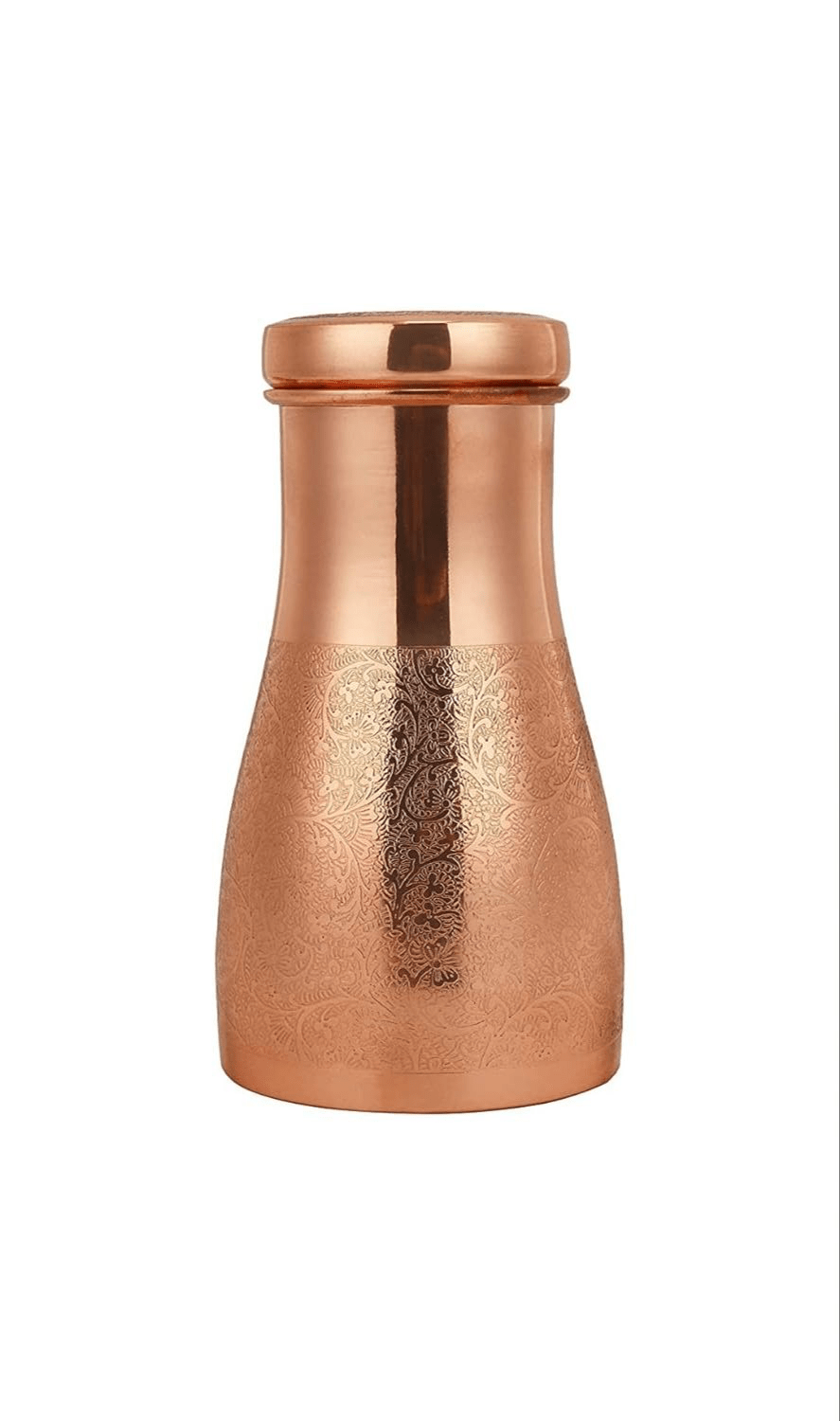 Pure Copper Carafe with Lid - 1000ml