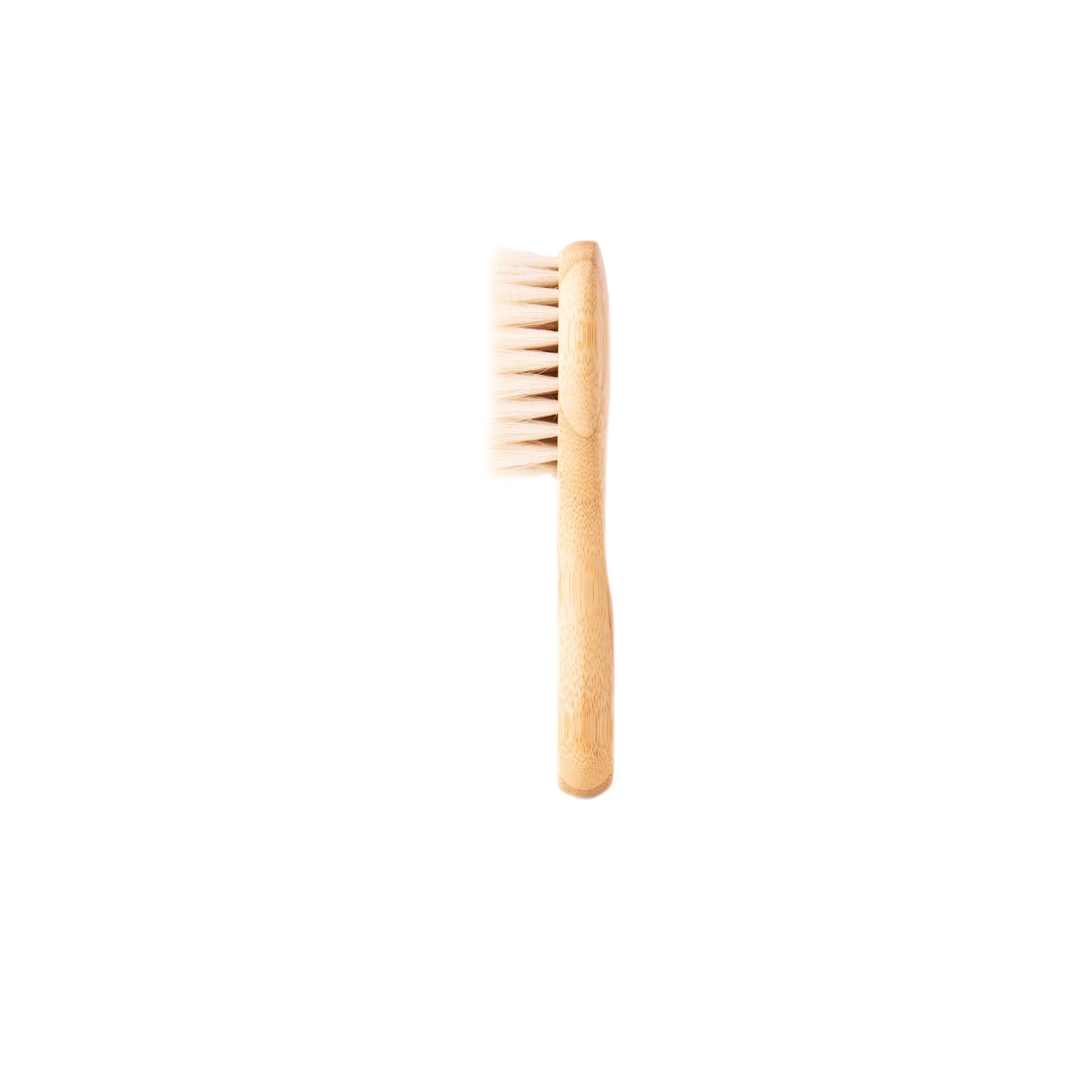 Hairbrush for babies with soft bristles.