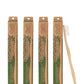 Brush with bamboo toothbrush 4 pack
