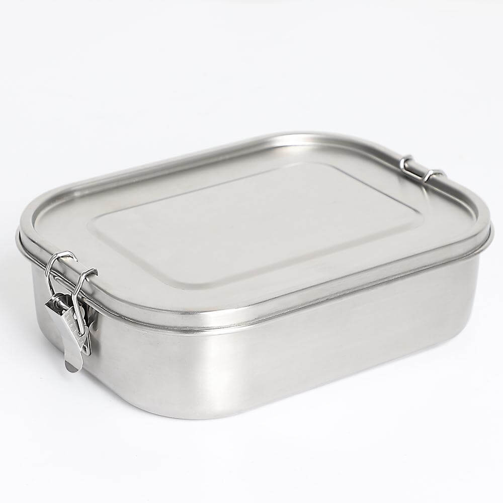 Bento Lunch Box that is 100% plastic-free. Easy to use, maintains freshness and is dishwasher safe