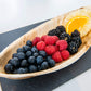Boat shaped platter that is 100% home compostable