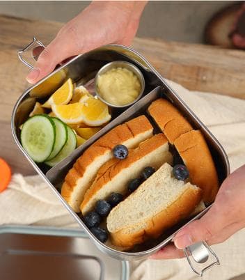 reusable stainless steel bento lunch box