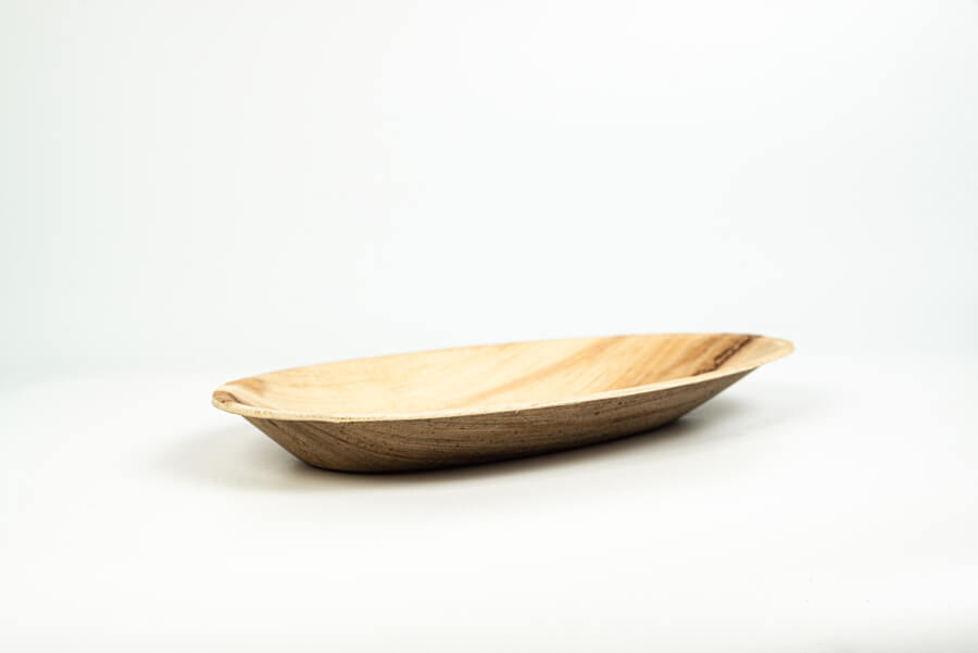 Palm Leaf Plate made from naturally fallen leaves of Areca Palm is perfect for hot & cold foods and is 100 percent home compostable